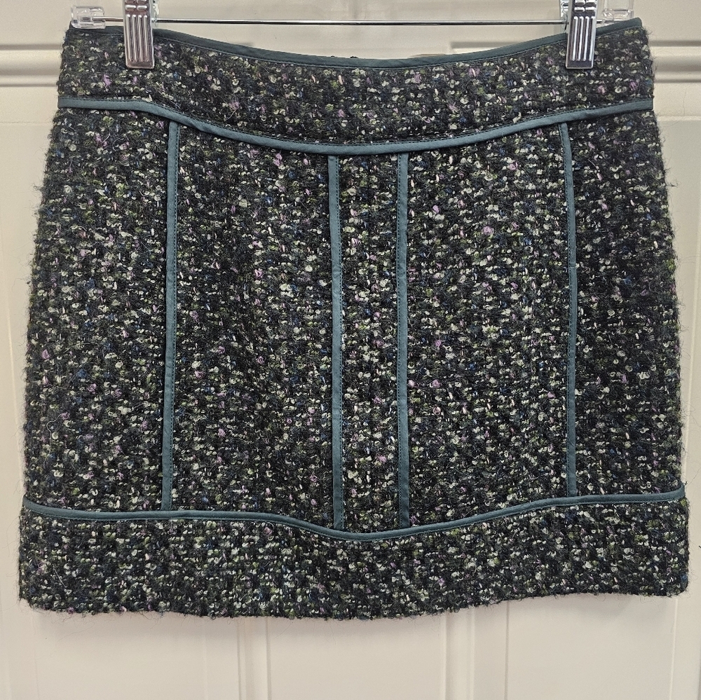 Skirt, dry clean, preppy, mini, wool, school, winter, gossip girl, green, casual